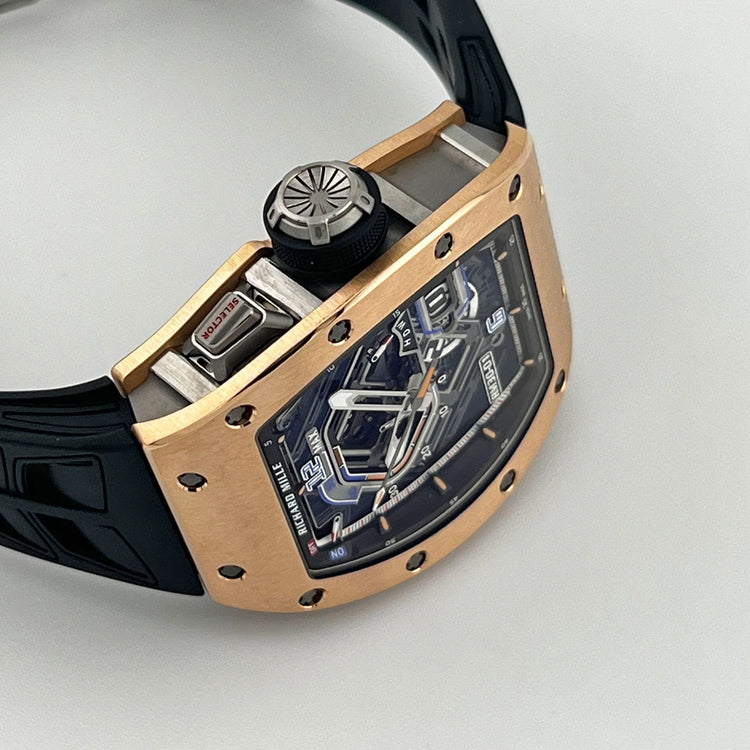 RM 30-01 Declutchable Rotor Rose Gold Skeleton Dial (2023) image 8
