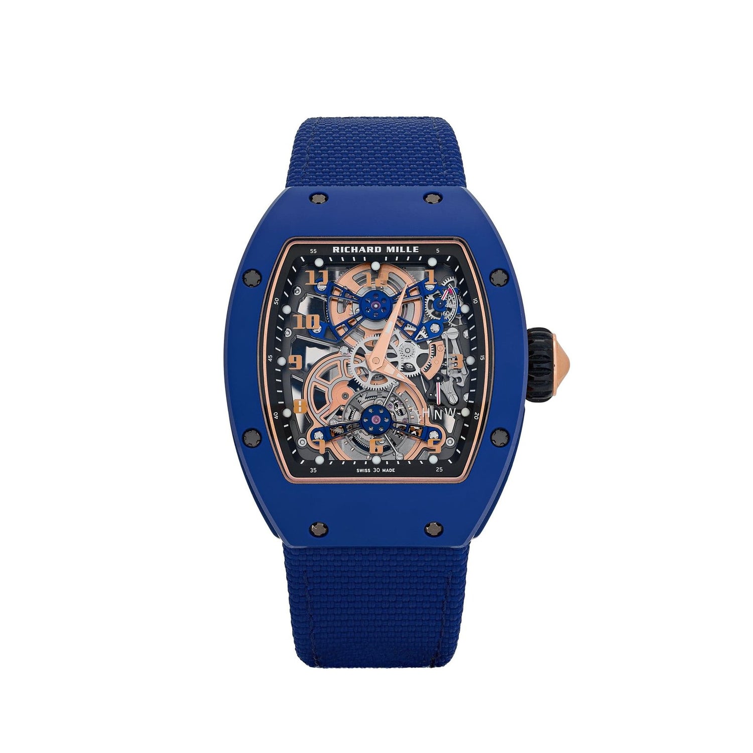 RM 17-02 Blue Ceramic Rose Gold Tourbillon Limited Edition of 30 image 0