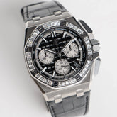 Royal Oak Offshore Chronograph White Gold Diamond Bezel Black Dial (2024) image 10