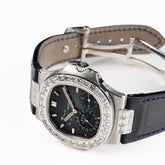 Nautilus White Gold Blue Diamond Dial Diamond Bezel (2017) image 6