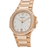 Nautilus Ladies Rose Gold Diamond Bezel Silver Dial (2026) image 2
