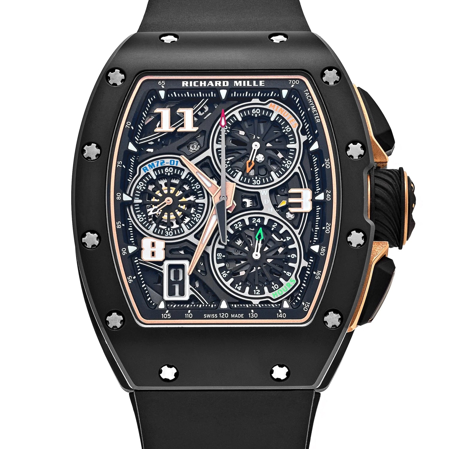 RM 72-01 Lifestyle In-House Chronograph Black Ceramic Rose Gold (2025) image 11