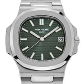 Nautilus Stainless Steel Green Dial image 1