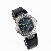 Nautilus White Gold Blue Diamond Dial Diamond Bezel (2017) image 3