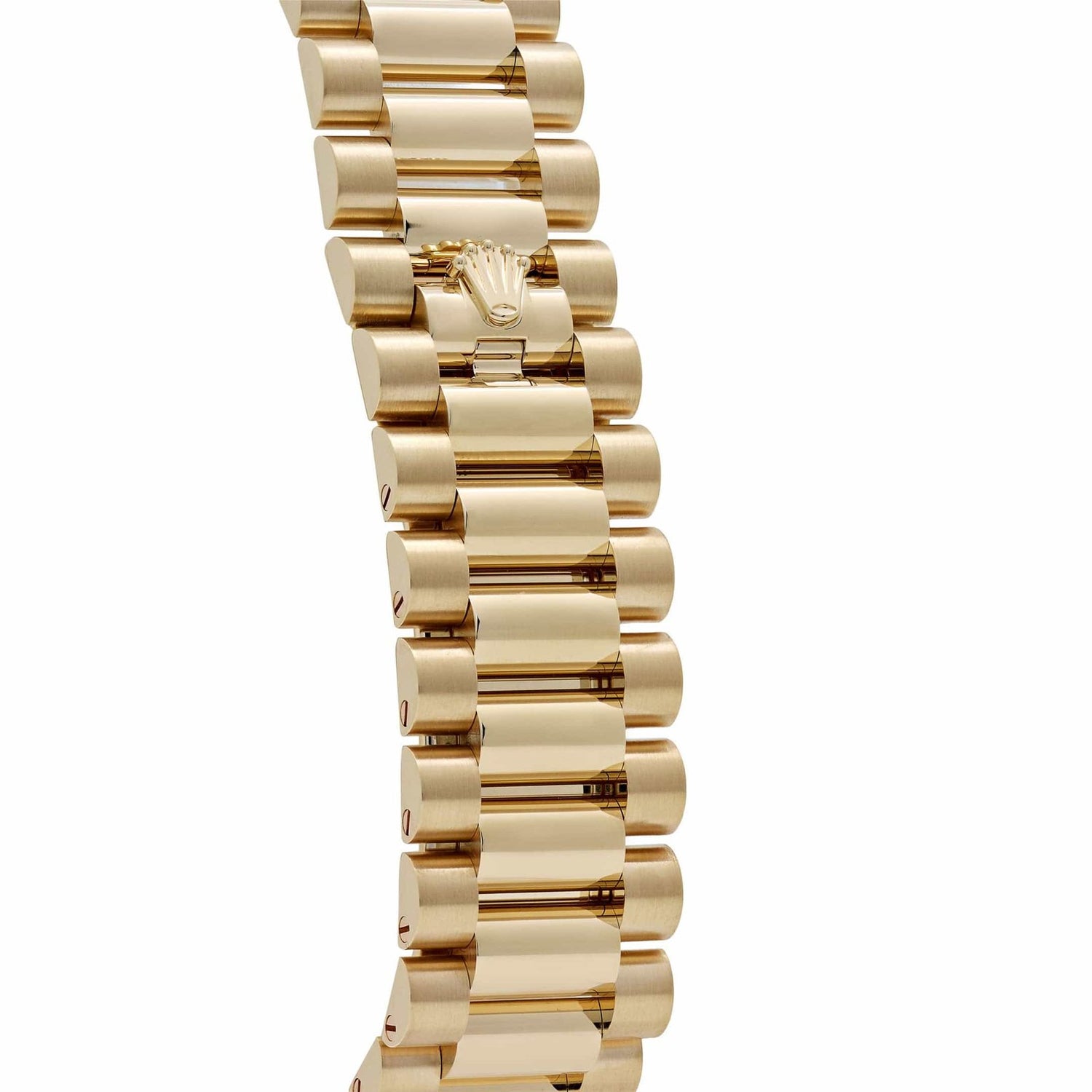 Day-Date Yellow Gold Carnelian Diamond Roman Numerals Dial Diamond Bezel image 2