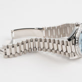 Day-Date Platinum Diamond Bezel Ice Blue Diamond Dial (2017) image 3