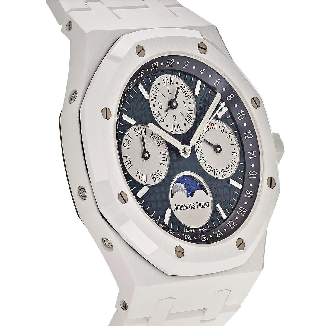 Royal Oak Perpetual Calendar White Ceramic Blue Dial image 5