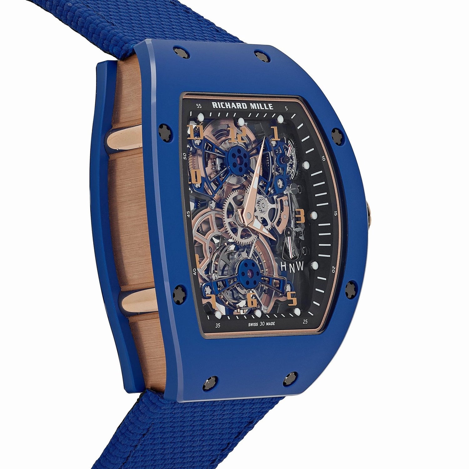 RM 17-02 Blue Ceramic Rose Gold Tourbillon Limited Edition of 30 image 7