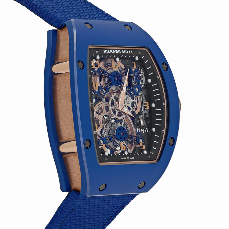 RM 17-02 Blue Ceramic Rose Gold Tourbillon Limited Edition of 30 image 7