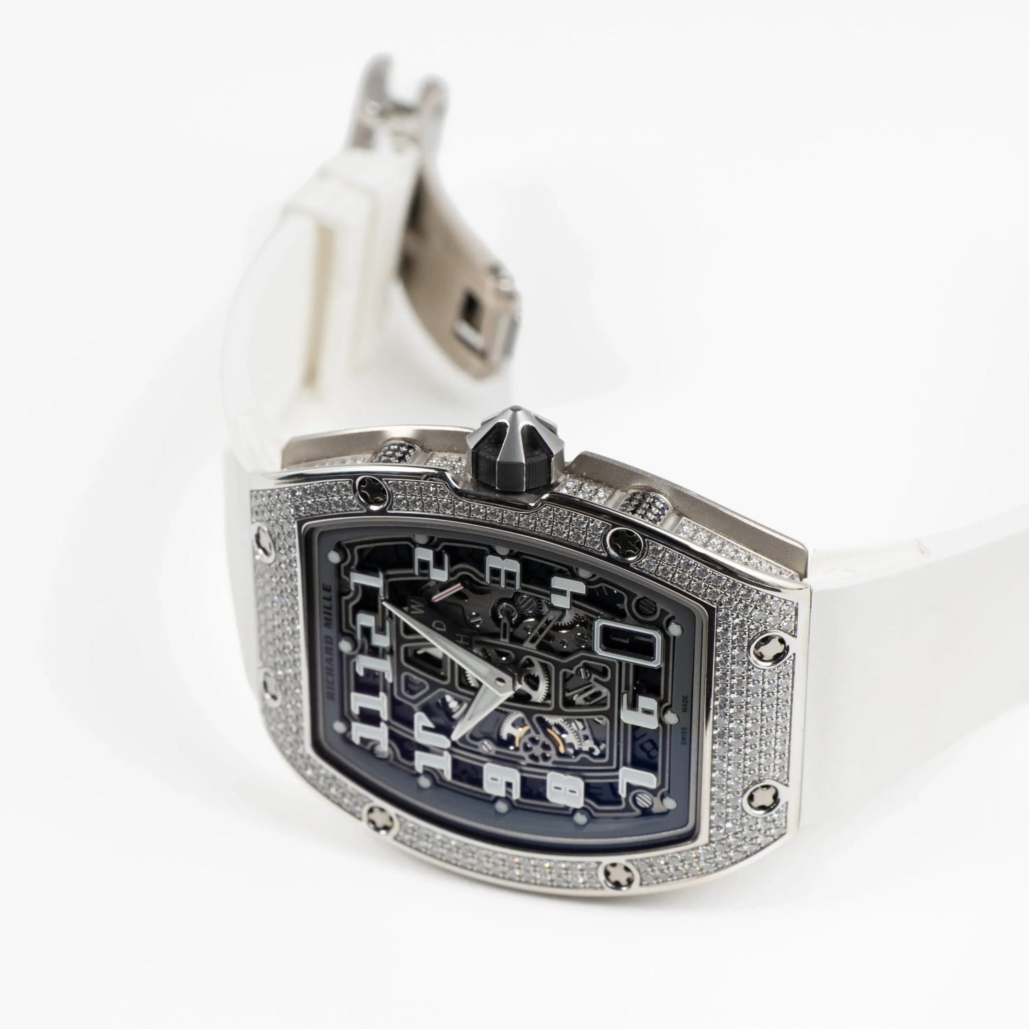 RM 67-01 Lifestyle Extra Flat White Gold Diamond Set image 4