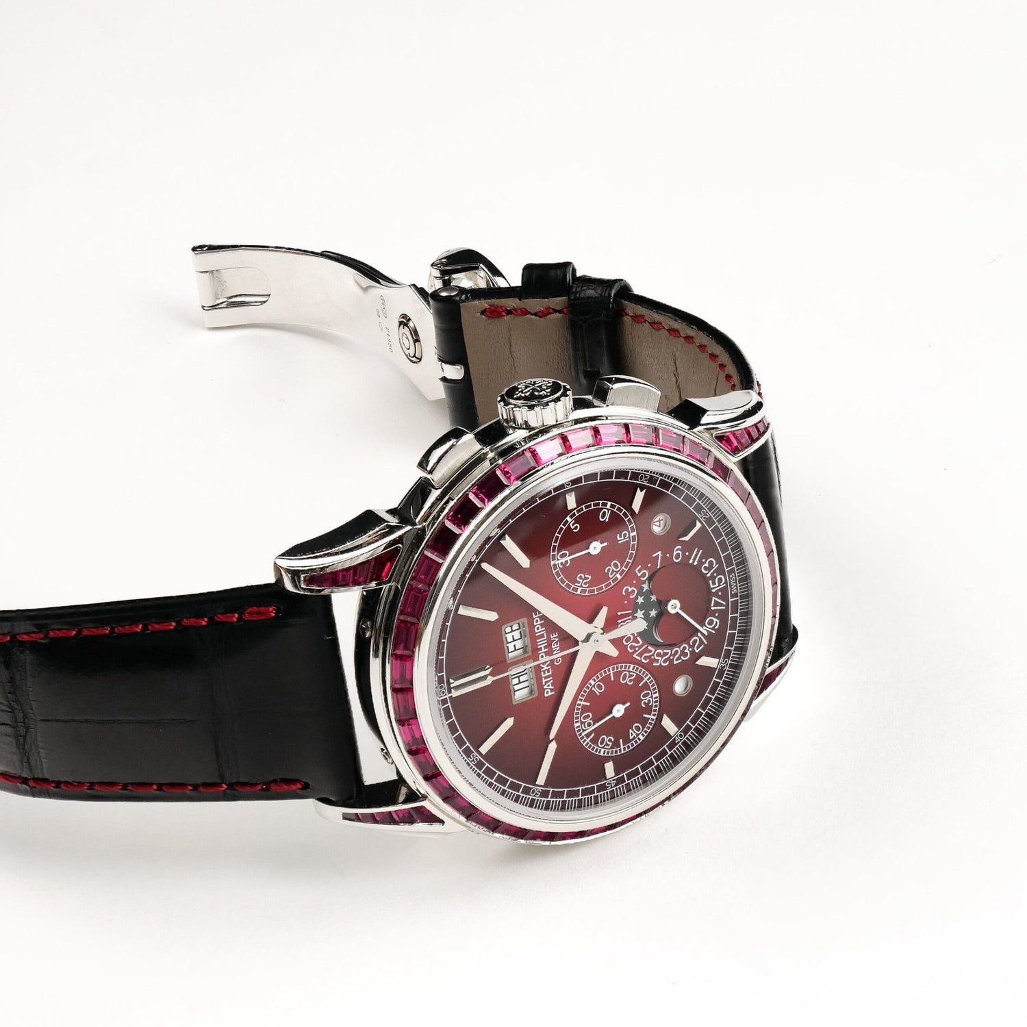 Grand Complications Perpetual Calendar Chronograph Platinum Baguette Rubies image 2