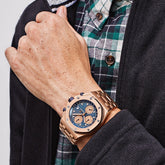 Royal Oak Offshore Chronograph “Brick” Rose Gold Blue Dial (2024) image 4