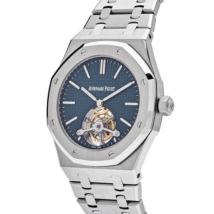Royal Oak Tourbillon Extra-Thin Steel Blue Dial image 4