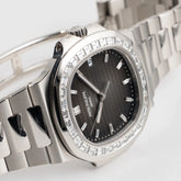 Nautilus Platinum Grey Diamond Baguette Dial Diamond Baguette Bezel image 8