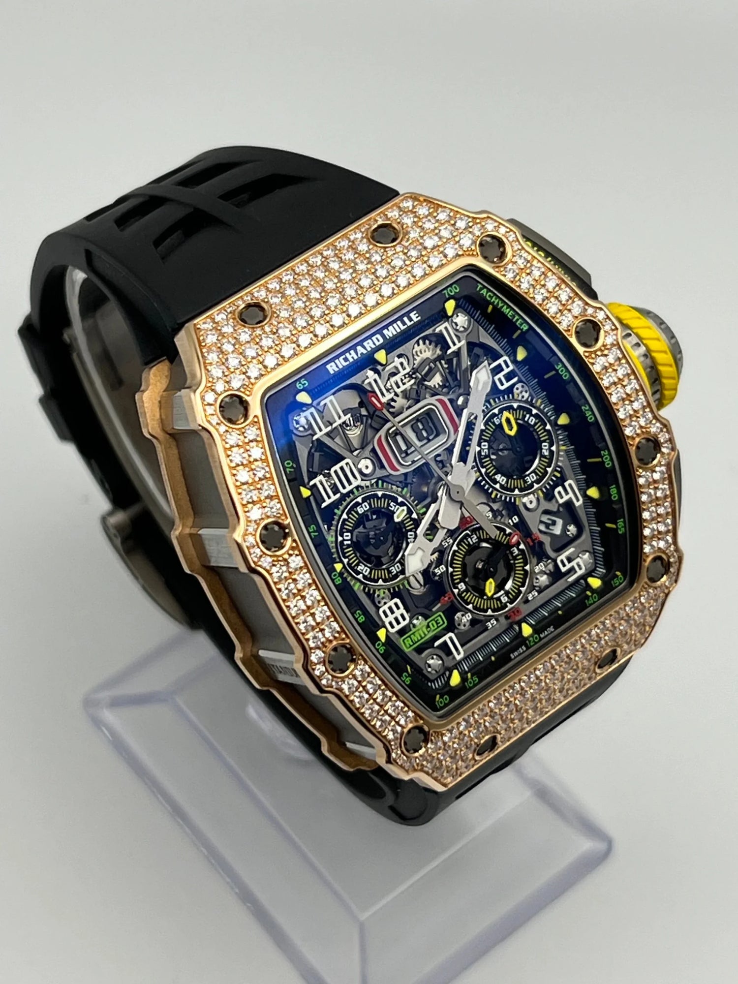 Flyback Chronograph Diamond Set Rose Gold image 3
