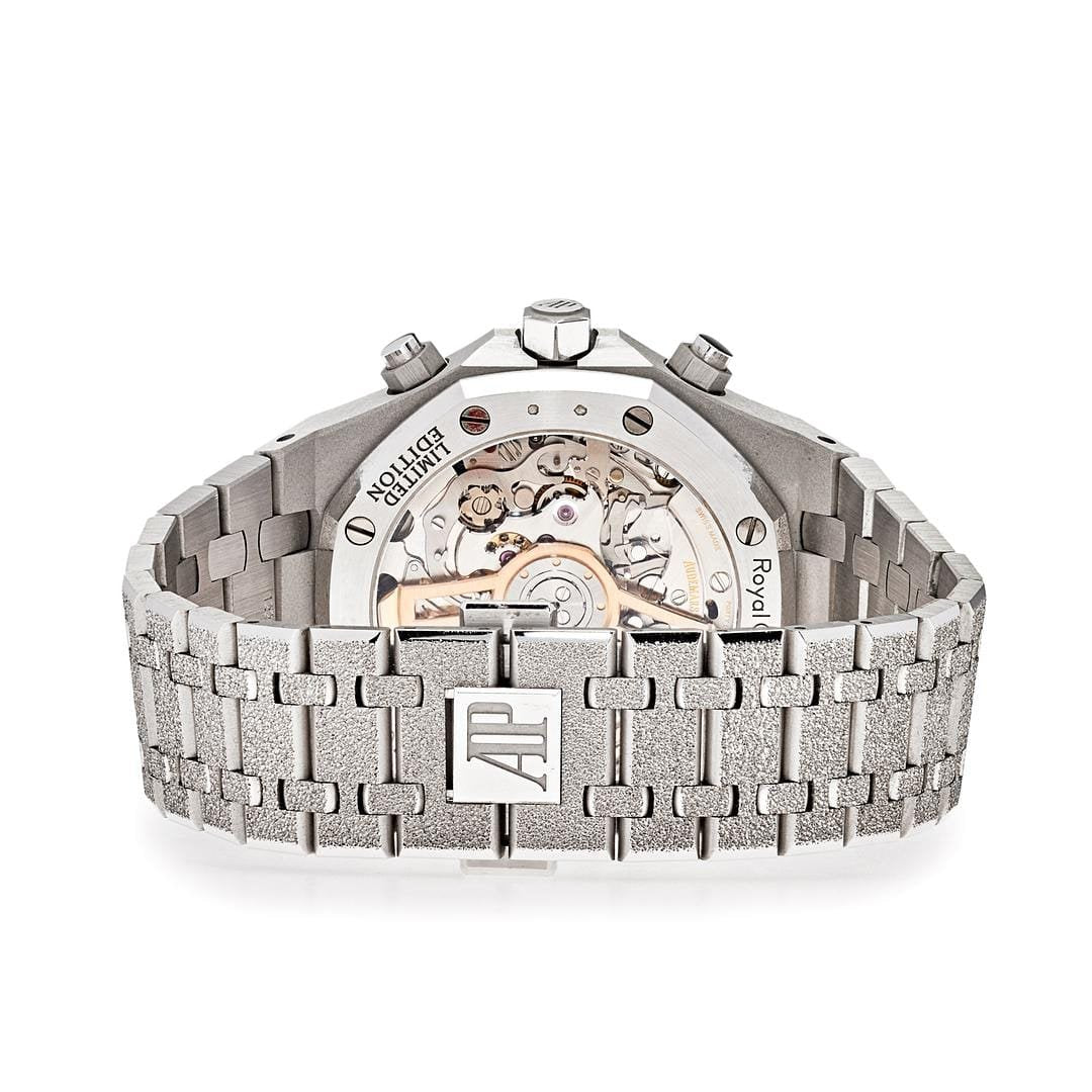 Royal Oak Chronograph Frosted White Gold Limited Edition image 3