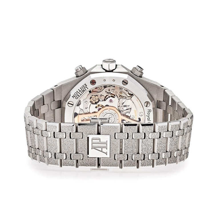 Royal Oak Chronograph Frosted White Gold Limited Edition image 3