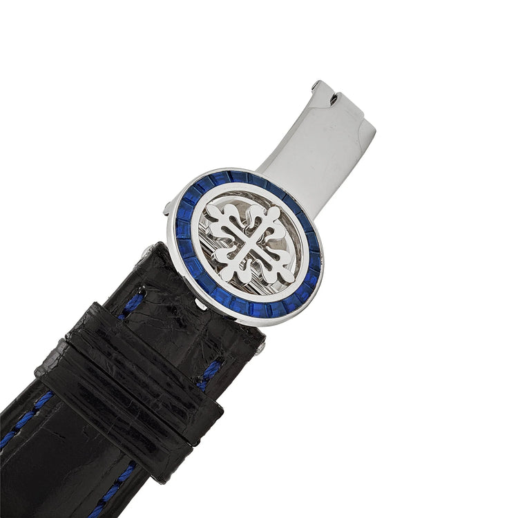 Grand Complications Moon Phases Platinum Black Dial Sapphire Bezel image 4