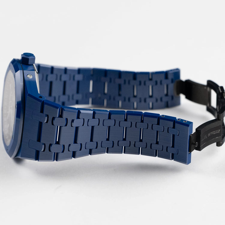 Royal Oak Perpetual Calendar Blue Ceramic image 2
