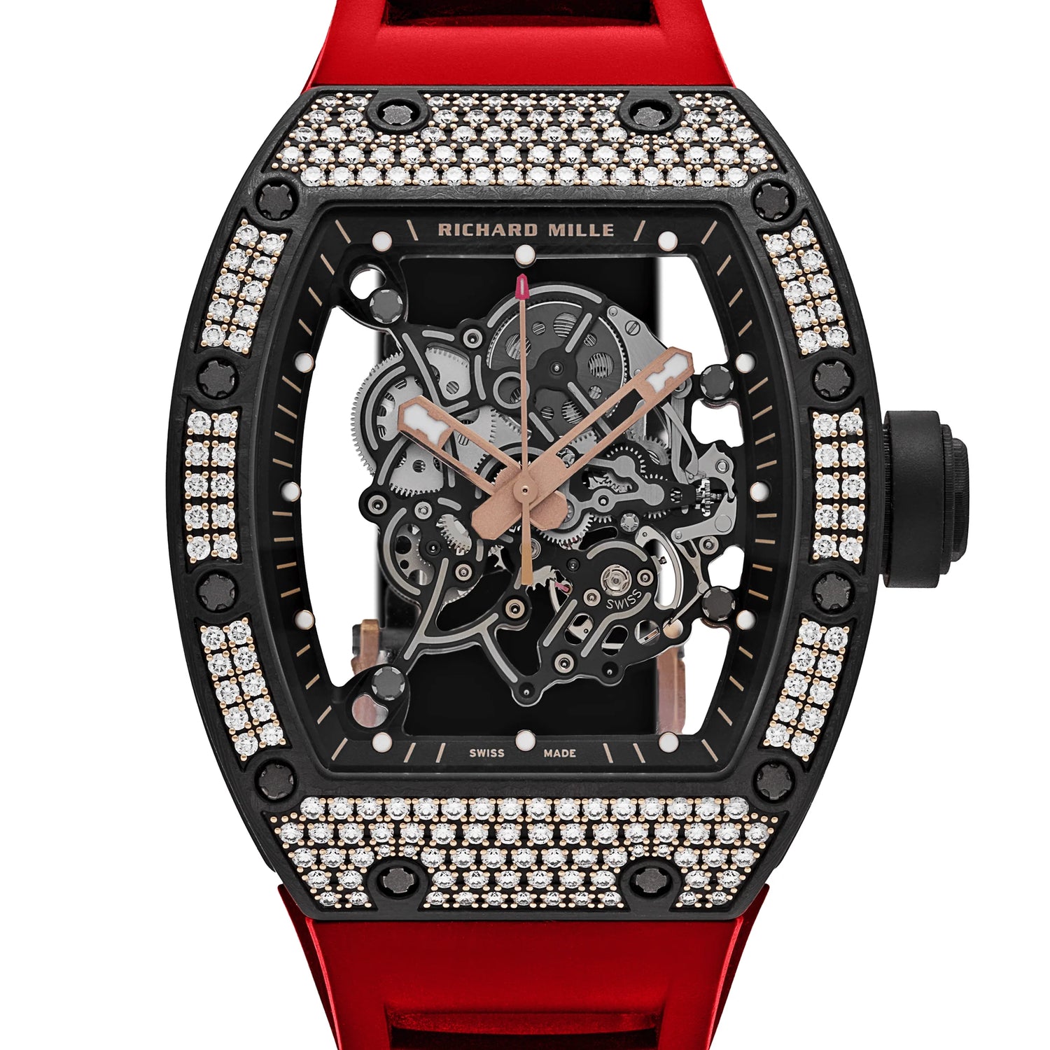 RM 055 Bubba Watson Rose Gold Carbon TPT Diamond Bezel Limited Edition (2022) image 4