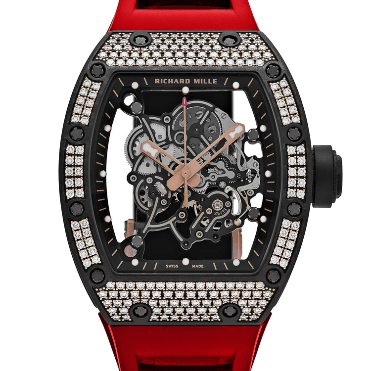 RM 055 Bubba Watson Rose Gold Carbon TPT Diamond Bezel Limited Edition (2022) image 4