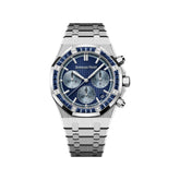 Royal Oak Chronograph White Gold Sapphire Bezel Blue Dial Japan Edition image 0