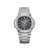 Nautilus Platinum Grey Diamond Baguette Dial Diamond Baguette Bezel image 0