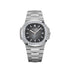 Nautilus Platinum Grey Diamond Baguette Dial Diamond Baguette Bezel image 0