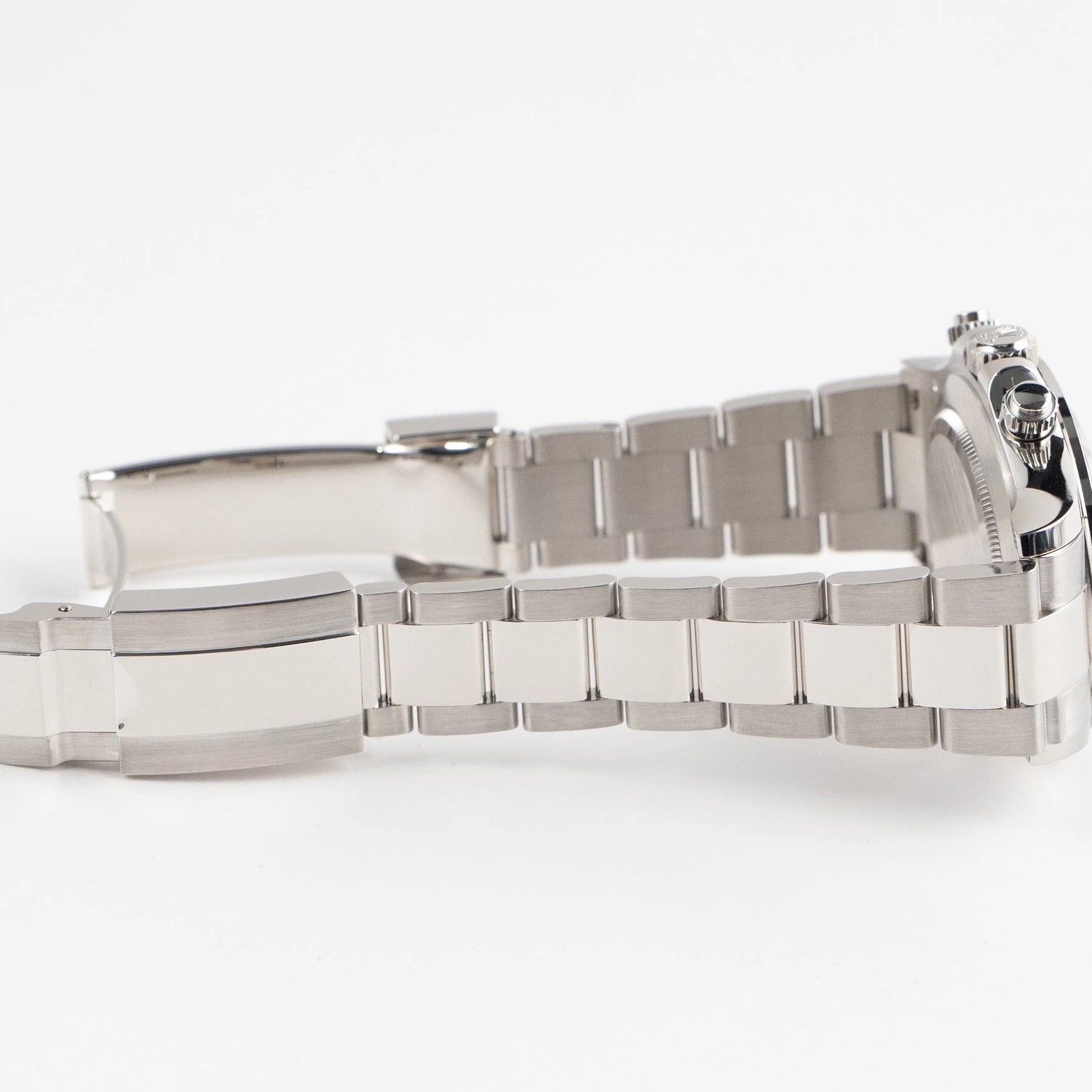 TBR Platinum Ice Blue Arabic Dial Diamond Baguette Bezel image 4