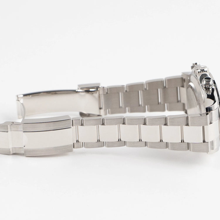 TBR Platinum Ice Blue Arabic Dial Diamond Baguette Bezel image 4