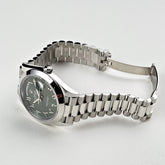Day-Date Platinum Olive Green Arabic Dial image 8