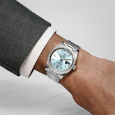 Day-Date Platinum Diamond Bezel Ice Blue Diamond Dial (2017) image 2
