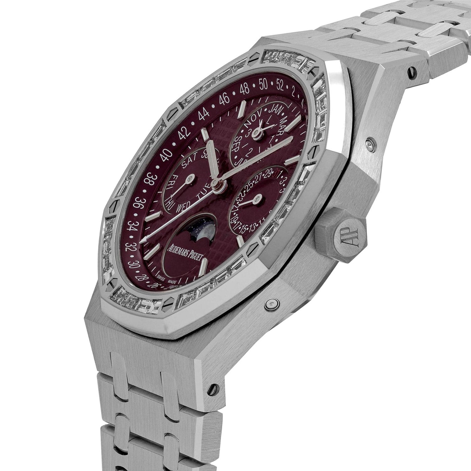 Royal Oak Perpetual Calendar “Qatar Edition” White Gold (2025) image 12