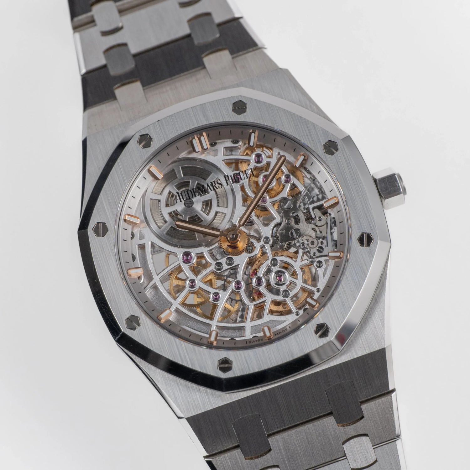 Royal Oak Jumbo Extra-Thin Openworked 50th Anniversary Stainless Steel image 12