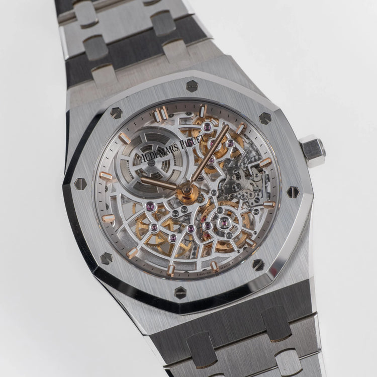 Royal Oak Jumbo Extra-Thin Openworked 50th Anniversary Stainless Steel image 12