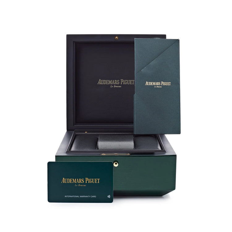 Royal Oak Frosted Yellow Gold Crystal Sand Dial image 5