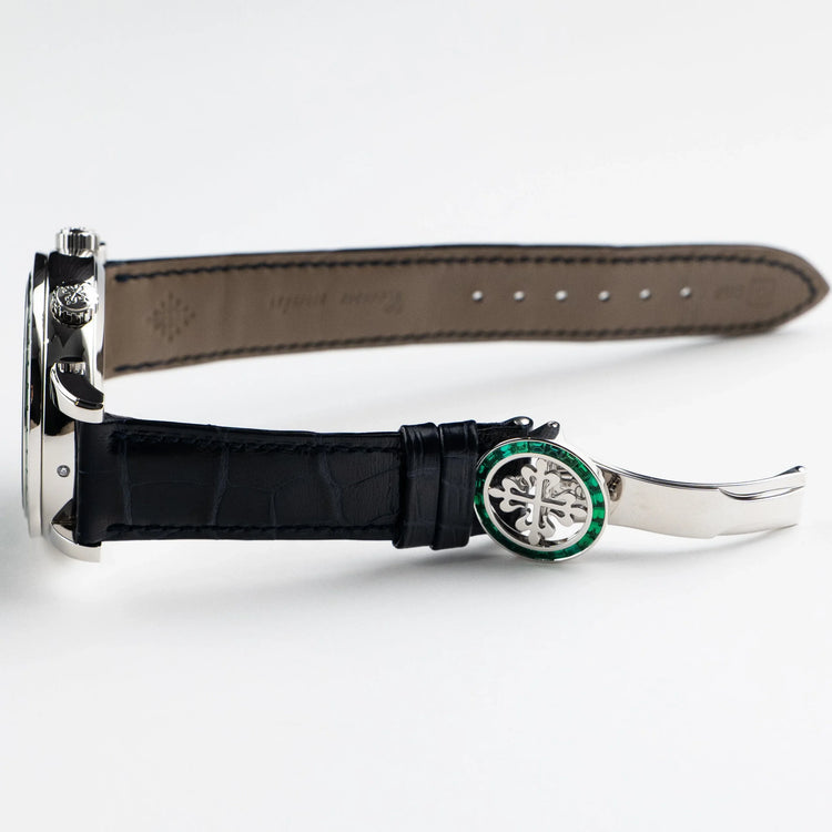 Grand Complications Celestial Joaillerie Platinum Emerald Bezel Blue Dial (2025) image 7