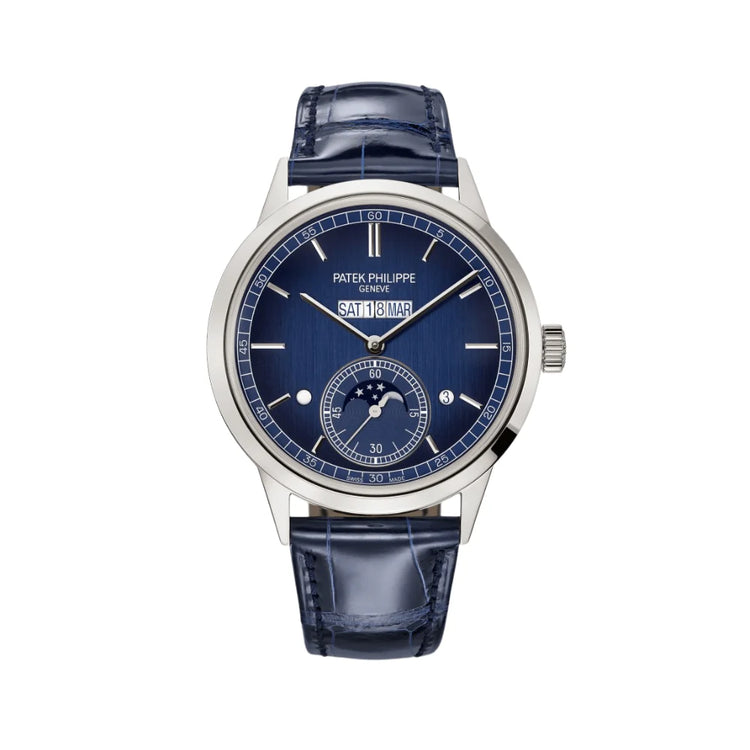 Grand Complications In-Line Perpetual Calendar Platinum Blue Dial image 0