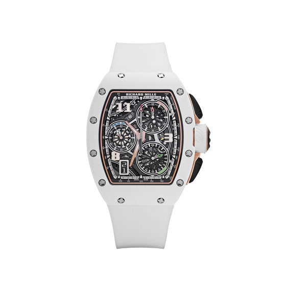 RM 72-01 Lifestyle In-House Chronograph White Ceramic image 0