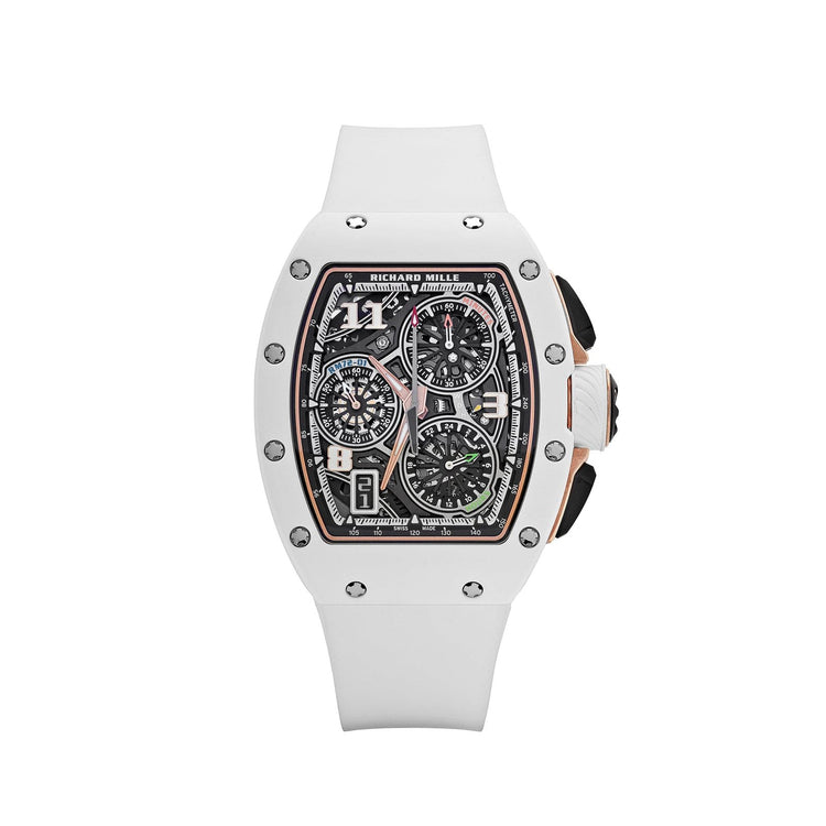 RM 72-01 Lifestyle In-House Chronograph White Ceramic image 0