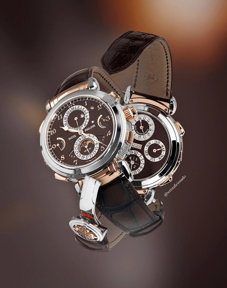 Grandmaster Chime White Gold Rose Gold Brown Dial image 2