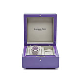 Royal Oak White Gold Purple Dial Diamond Bezel Special Edition image 8