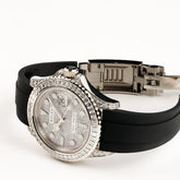 Yacht-Master White Gold Pave Diamond Dial Diamond Bezel (2021) image 4