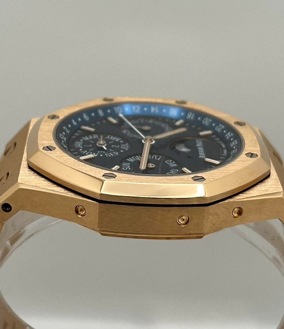 Royal Oak Perpetual Calendar Rose Gold Blue Dial image 2