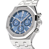 Royal Oak Chronograph White Gold Light Blue Dial Limited Edition image 1
