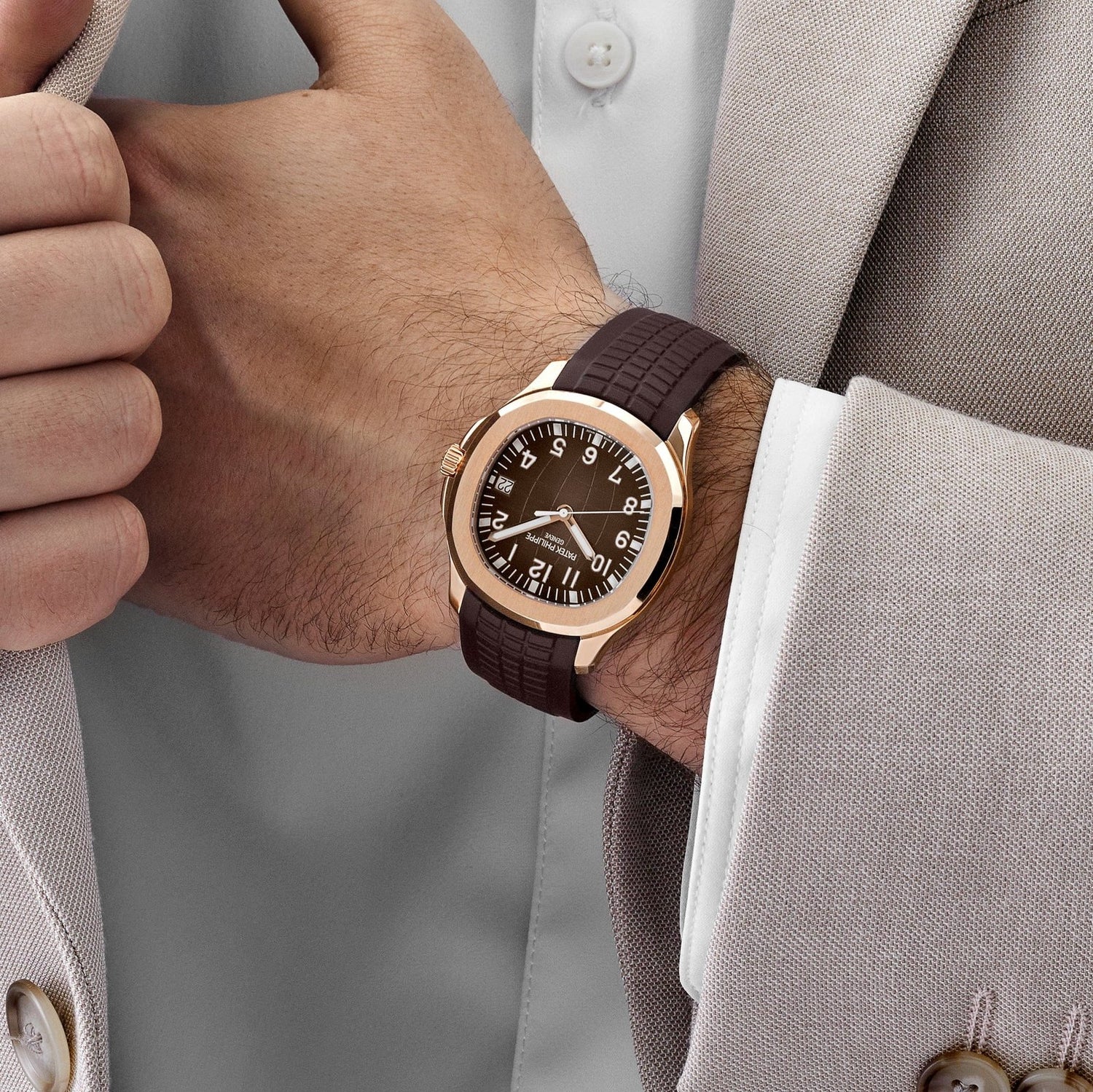 Aquanaut Rose Gold Brown Dial (2022) image 3