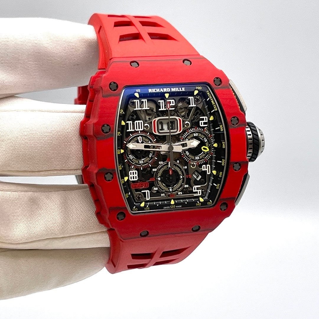 RM 11-03 Automatic Flyback Chronograph Red Quartz TPT Titanium image 1
