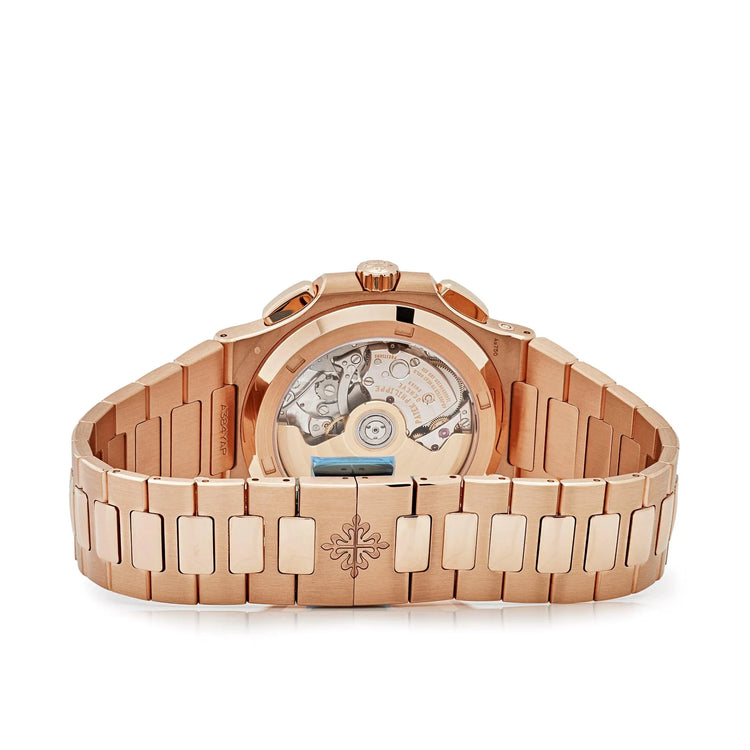 Nautilus Travel Time Chronograph Rose Gold Blue Dial (2025) image 4