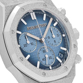 Royal Oak Chronograph Frosted White Gold Blue Dial image 2