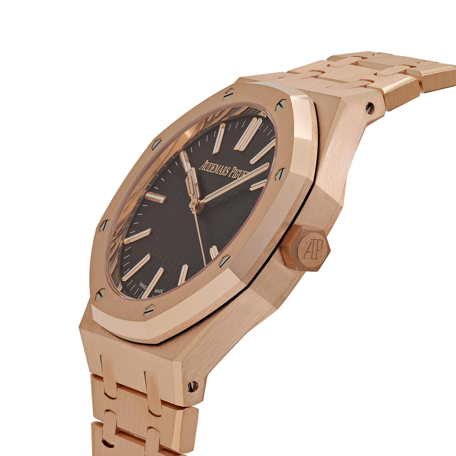 Royal Oak Rose Gold Black Dial image 3